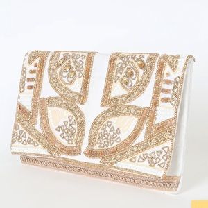 Lulus Bead the Best Ivory Beaded Clutch